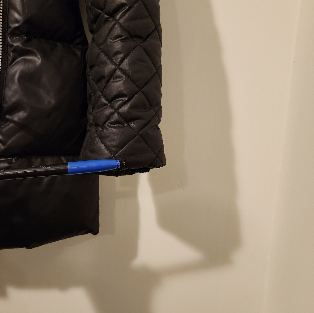 Andrew Marc Black Down Puffer Jacket  Coat - Picture 11 of 16